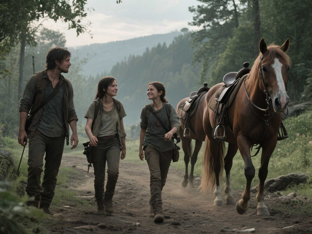 《最后生还者2》剧集失误：艾莉三人组竟遗忘两匹马！